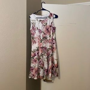 Sleeveless Floral Dress